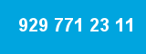 929 771 23 11 929 771 23 11